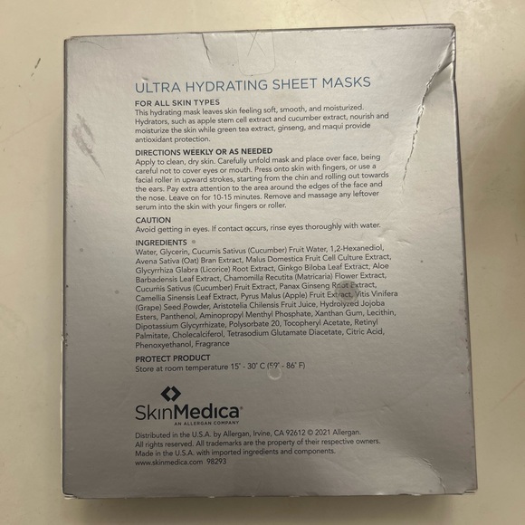 Skin Medica pack of three face masks. Box is sealed. - Picture 2 of 2